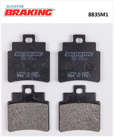 Braking 883SM1 Yarı Metalik Fren Balatası