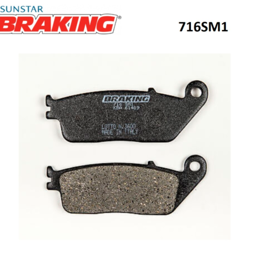 Braking 716SM1 Yarı Metalik Fren Balatası