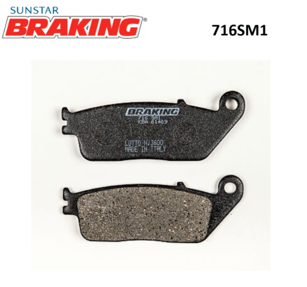 Braking 716SM1 Yarı Metalik Fren Balatası